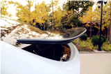 ST3ALTH  Carbon Fiber Spoiler Cover Glossy Finish - Tesla Model X 2016-20