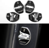 Car Door Lock Latch Cover set of 4 - Model 3 Model Y