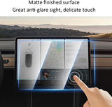 MATTE ST3ALTH Screen Protector  Tesla Model 3 Model Y 15" Center Control Touch Screen Car Navigation Tempered Glass Accessories 9H Anti-Glare Anti-Fingerprint