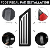 Tesla Model 3,Y Model 3 Anti-Slip Foot Pedal Pads,Accelerator Gas & Brake & Foot Rest Foot Pedal Pads for Tesla Model 3 (A Set of 3)