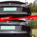 Dual Motor Badge Decals 3D for Trunk- Model 3,Y