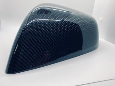 Real Carbon Fiber Side Mirror Covers - Model X